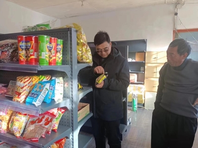 甘州區花寨鄉開展節前食品安全專項檢查，筑牢食品銷售安全防線